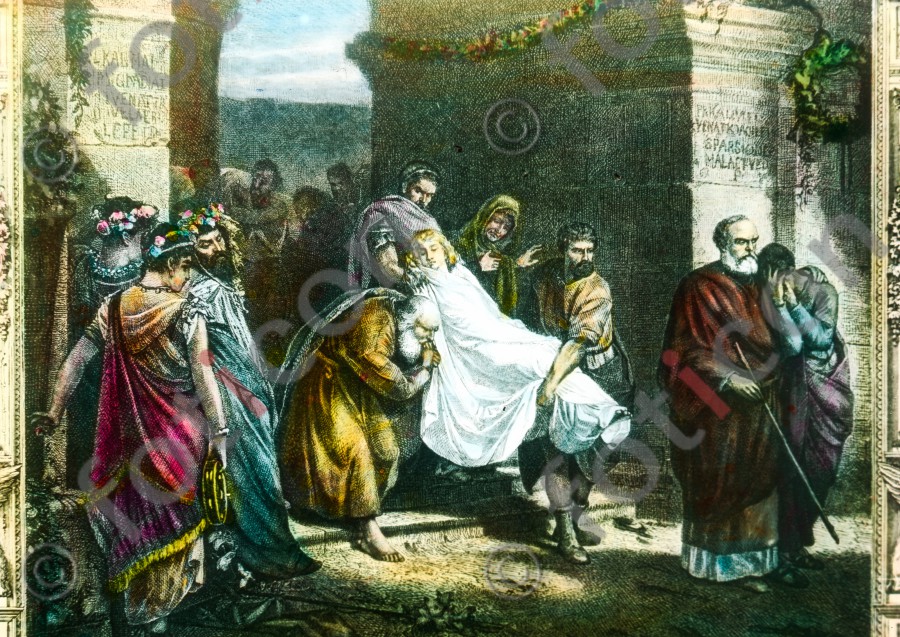 Christliche Bestattung in der Antike | Christian funeral in antiquity (foticon-simon-107-001.jpg)